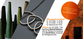 Seite 4 der Einladungskarte zur Ausstellung Blickpunkte 26